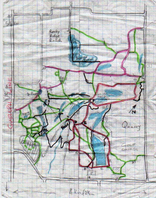Hilton Falls Trail Map