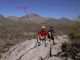 Chris and Paul, with the trail up Waterman Peak